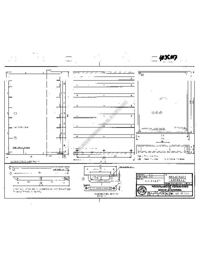 NVM 40.35.017 draagbare ladenkast