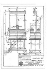 MBT Linnenpers - Bouwtekening Schaal 1 : 12 (40.35.019)