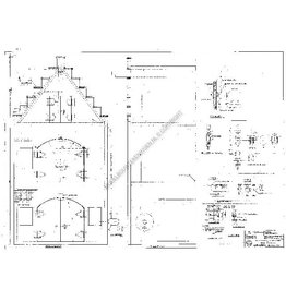 MBT Amsterdams grachtenpakhuis (voor de jeugd) - Bouwtekening Schaal 1 : 20 (40.35.031)