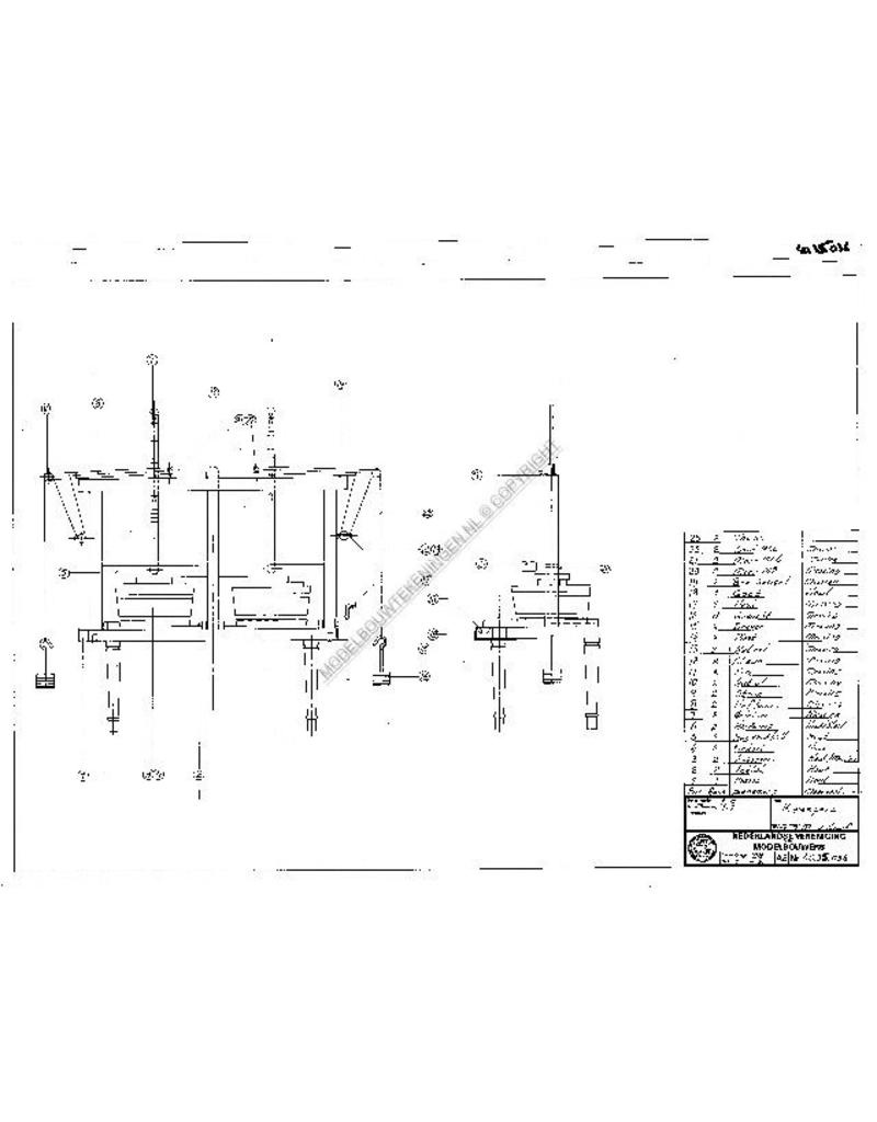 MBT Käsepresse - Bauzeichnung Maßstab 1 : 8 (40.35.036)