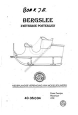 MBT Bergslee Zwitserse Posterijen - Bouwtekening Schaal 1 : 10 (40.36.004)