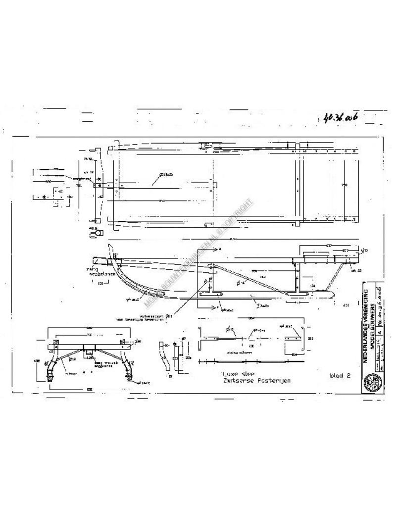 NVM 40.36.006 luxe of open slee van de Zwitserse Posterijen