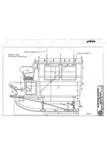 MBT Omnibus slee Zwitserse Posterijen - Bouwtekening Schaal 1 : 10 (40.36.007)