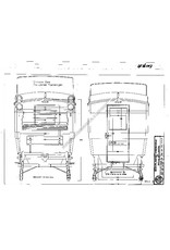 MBT Omnibus-Schlitten Schweizer Post - Bauzeichnung Maßstab 1 : 10 (40.36.007)