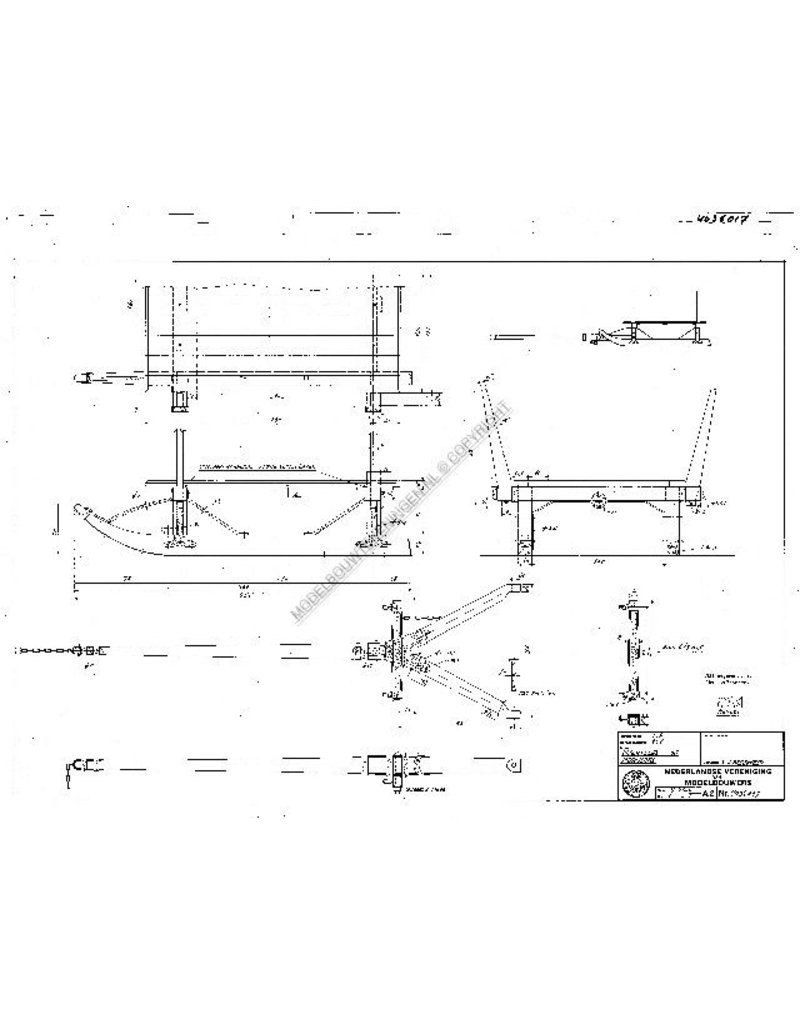 MBT Vrachtslee uit Joegoslavie - Bouwtekening Schaal 1 : 8 (40.36.017)