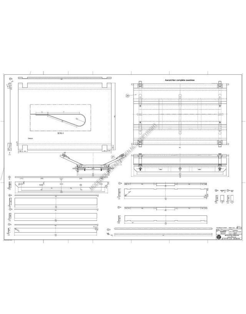 MBT Zaadslede - Bouwtekening Schaal 1 : 8 (40.36.019)