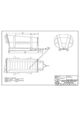 MBT Schotwal- of trogslede uit Texel - Bouwtekening Schaal 1 : N/A (40.36.028)