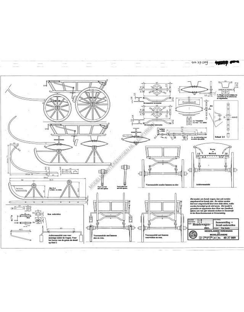 NVM 40.37.009 hondenwagen/slee