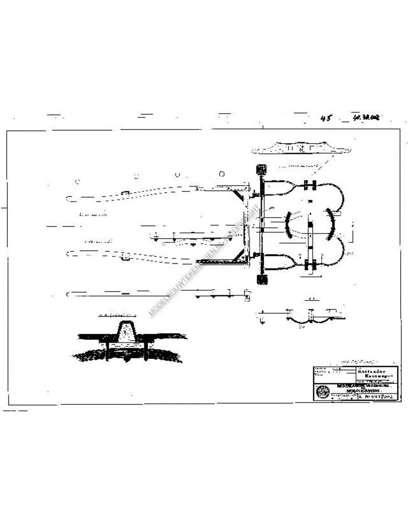 MBT Hollandse kaaswagen - Bouwtekening Schaal 1 : 8 (40.38.002)