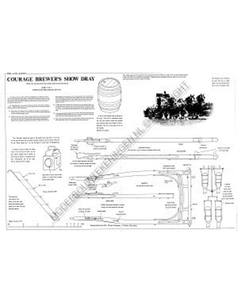 MBT Bierbrouwers showwagen - Bouwtekening Schaal 1 : 8 (40.38.004)