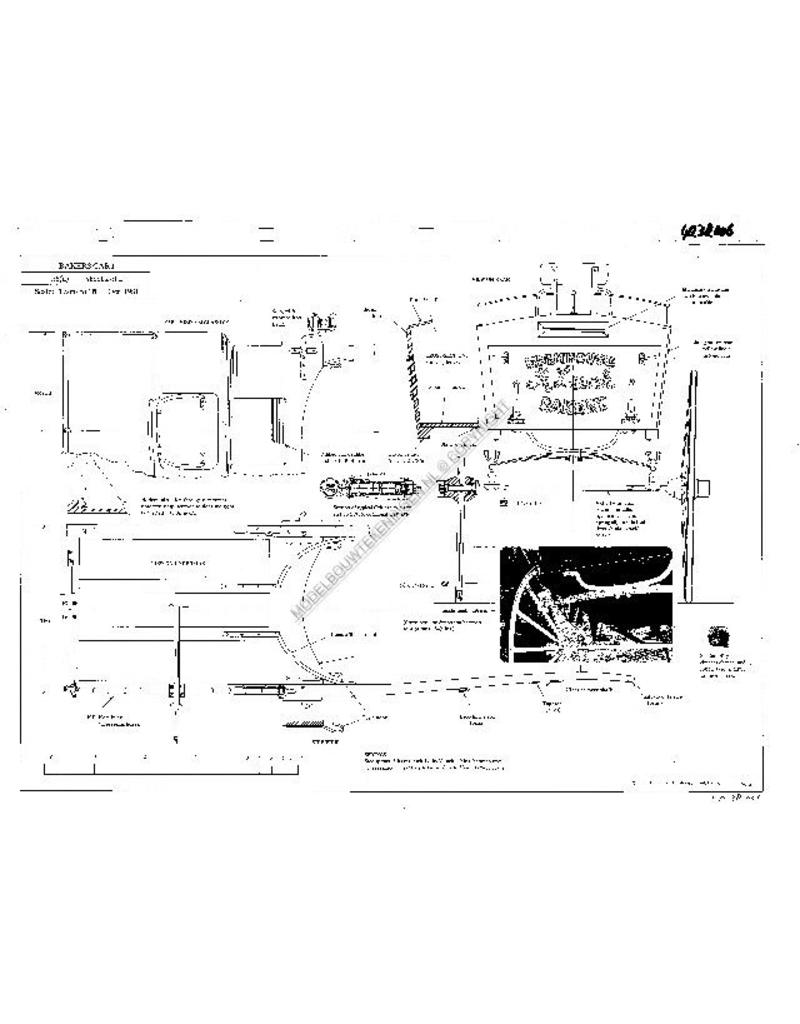 MBT Engelse bakkerskar - Bouwtekening Schaal 1 : 8 (40.38.006)