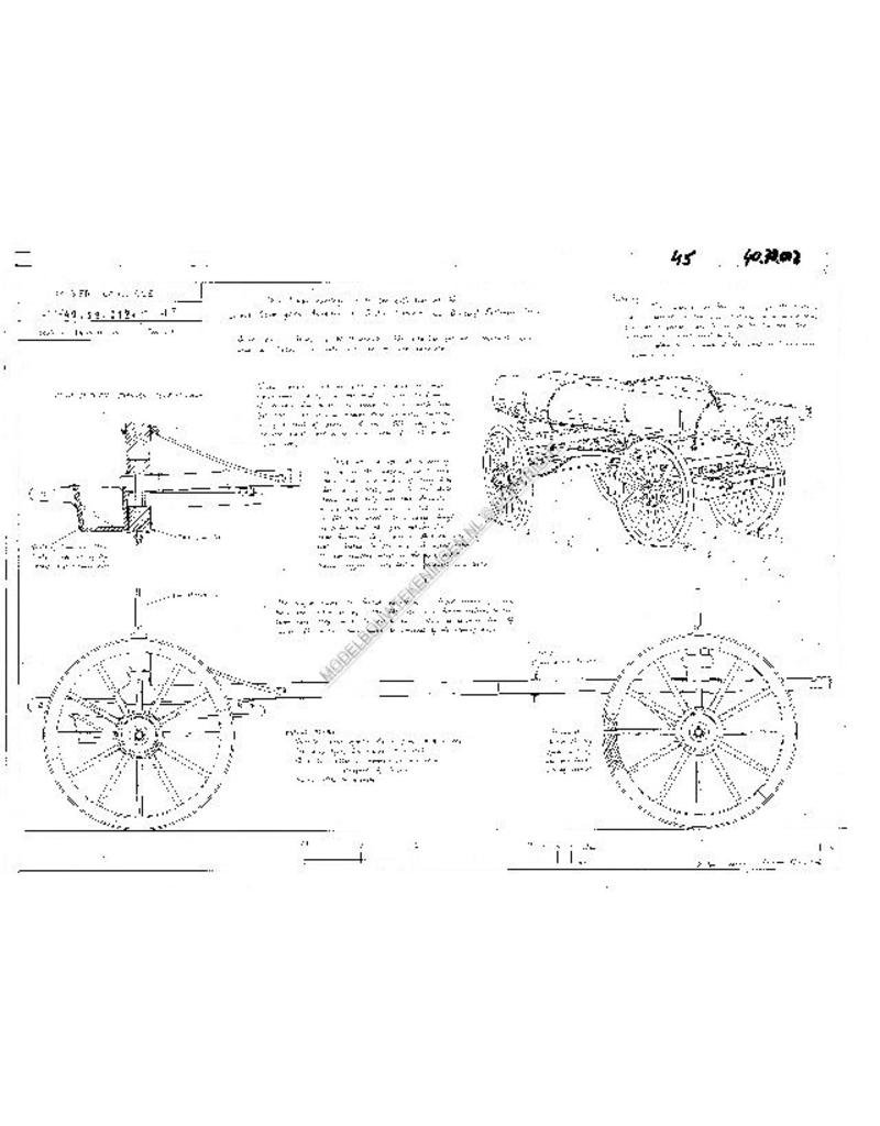 MBT Bomentransportwagen - Bouwtekening Schaal 1 : 8 (40.38.012)