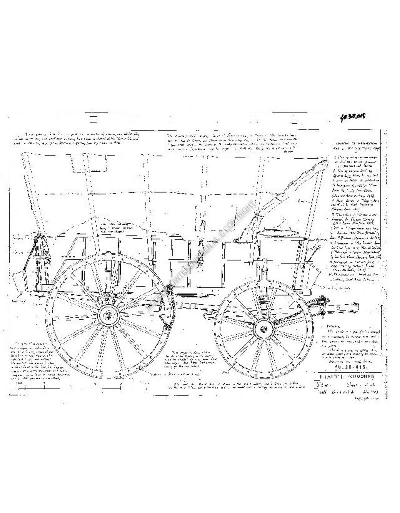 MBT Prairie schooner - Bouwtekening Schaal 1 : 8 (40.38.015)
