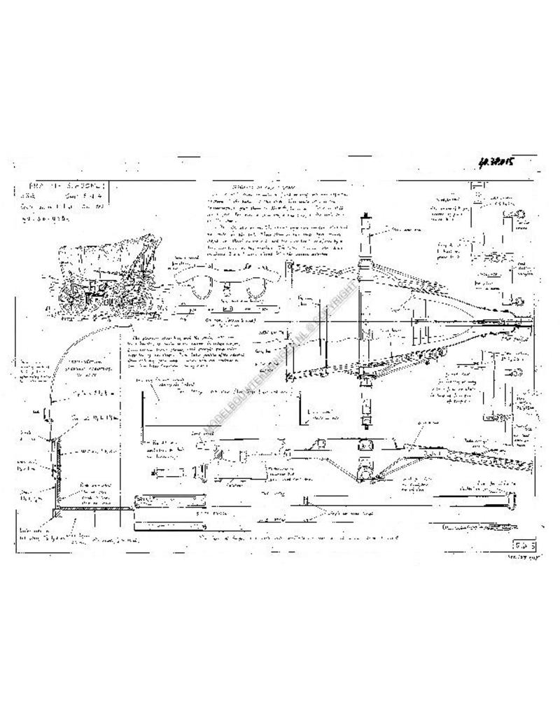 MBT Prairie schooner - Bouwtekening Schaal 1 : 8 (40.38.015)