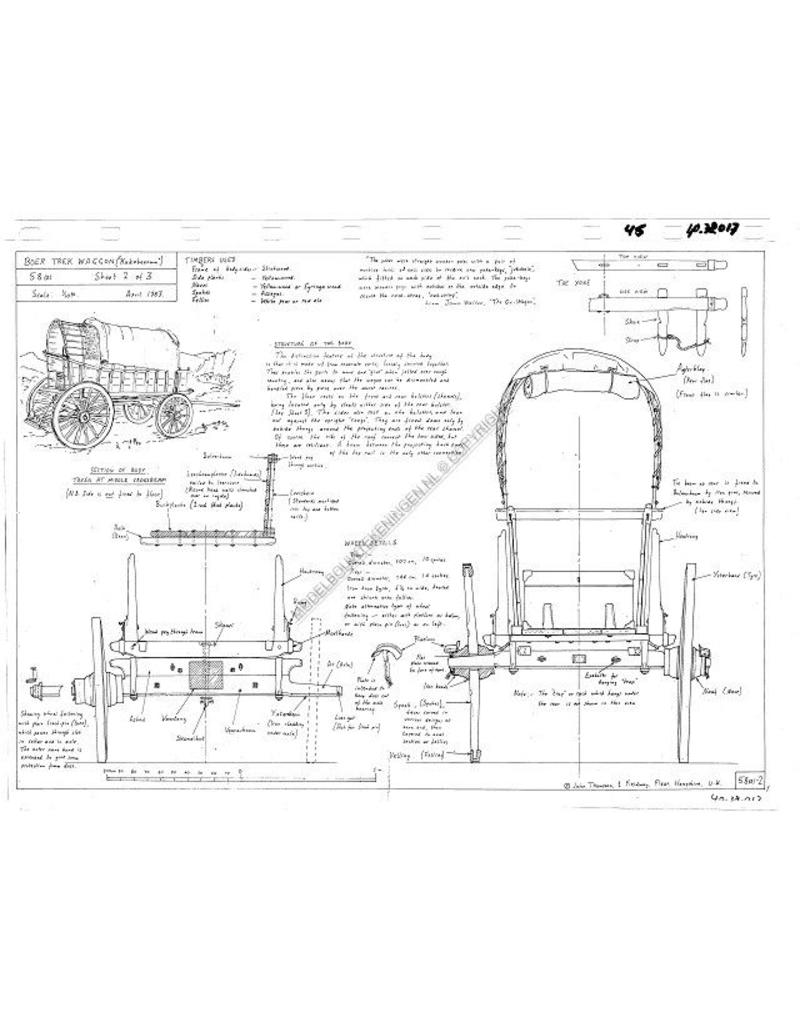 NVM 40.38.017 südafrikanischen Farmer Pull wagon