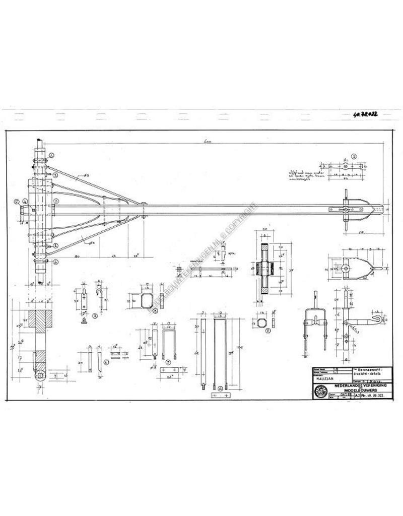 MBT Malle jan - Bouwtekening Schaal 1 : 8 (40.38.022)