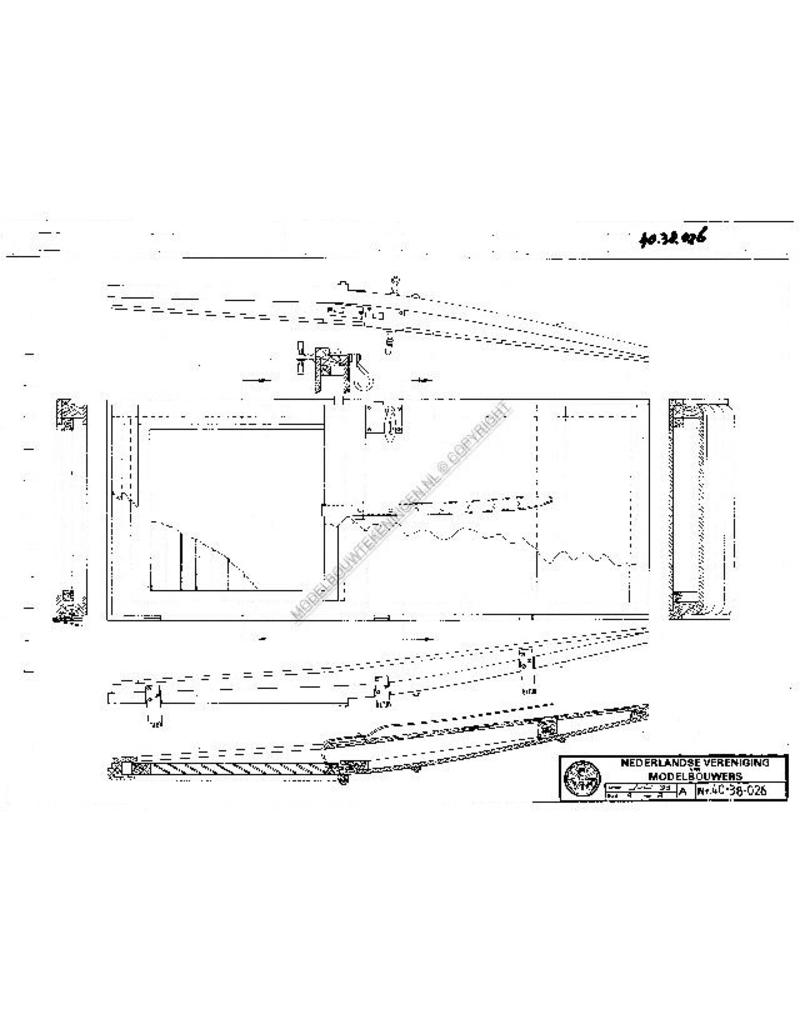 MBT Postomnibus (reconstructie) - Bouwtekening Schaal 1 : 6 (40.38.026)