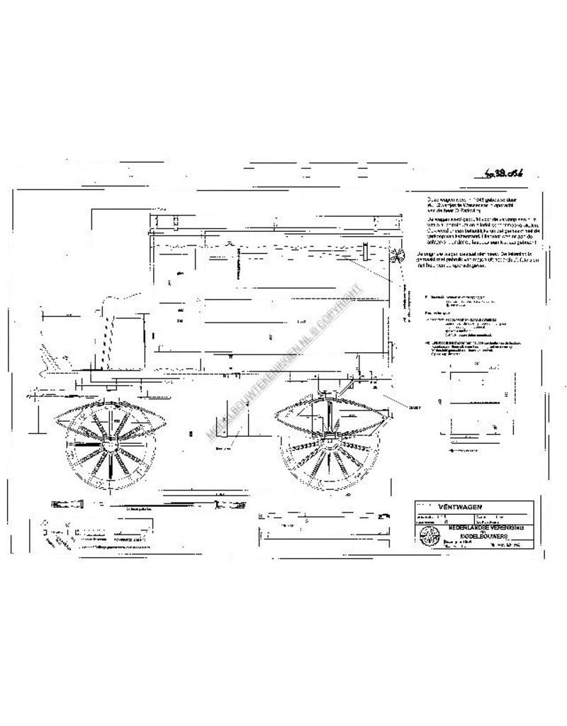 MBT Ventwagen - Bouwtekening Schaal 1 : 8 (40.38.036)