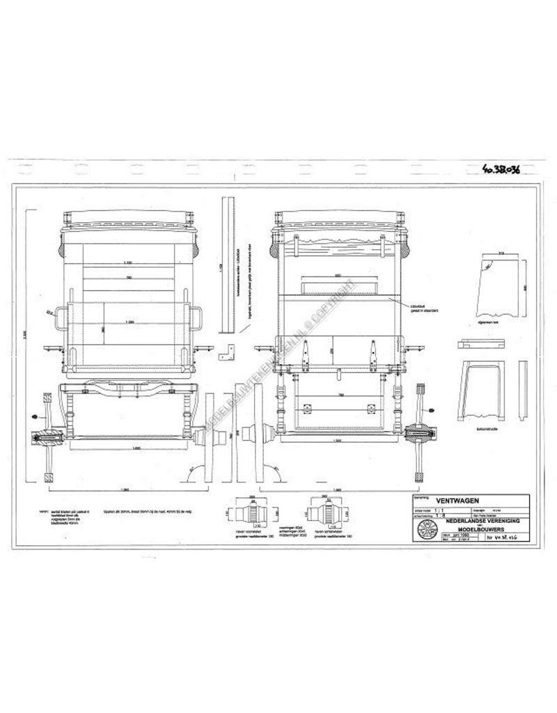 MBT Ventwagen - Bouwtekening Schaal 1 : 8 (40.38.036)