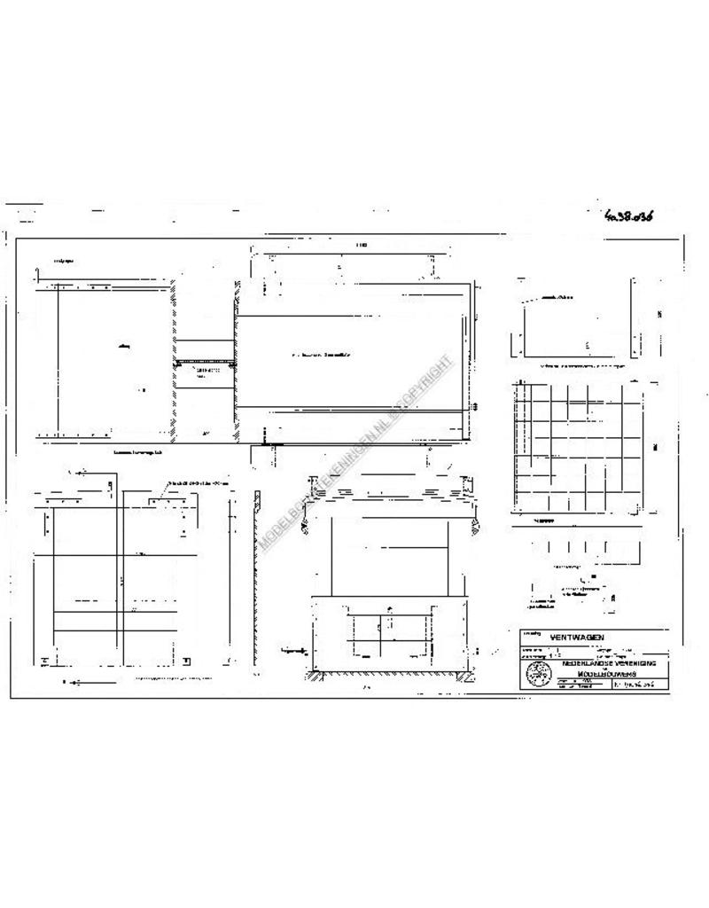 MBT Ventwagen - Bouwtekening Schaal 1 : 8 (40.38.036)