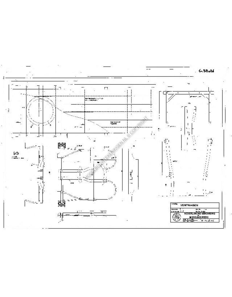 MBT Ventwagen - Bouwtekening Schaal 1 : 8 (40.38.036)