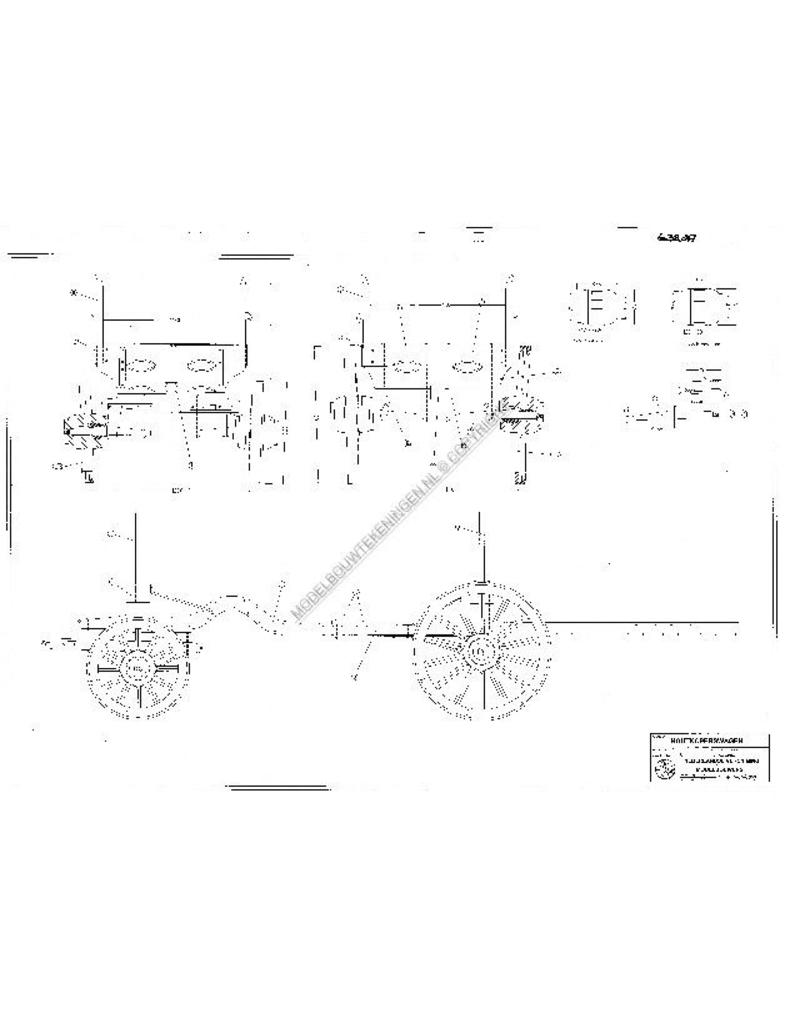 MBT Houtkoperswagen - Bouwtekening Schaal 1 : 8 (40.38.037)