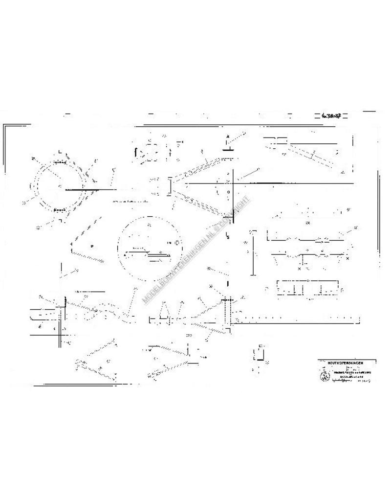 MBT Houtkoperswagen - Bouwtekening Schaal 1 : 8 (40.38.037)