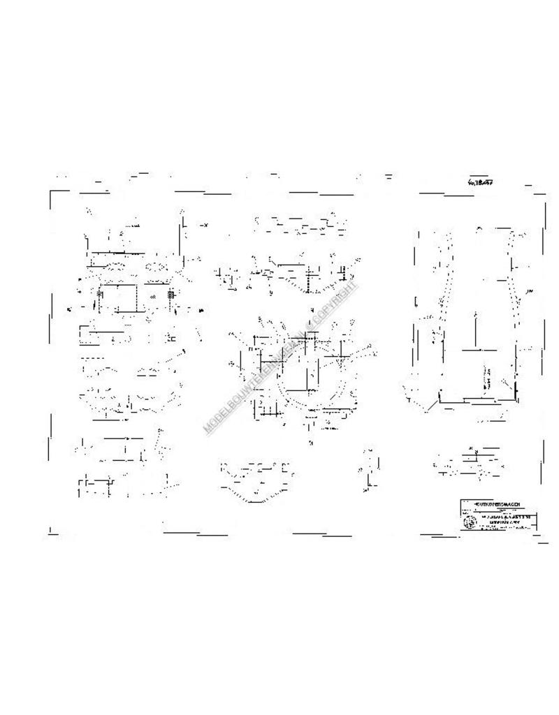 MBT Houtkoperswagen - Bouwtekening Schaal 1 : 8 (40.38.037)