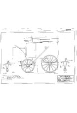 MBT A-2 fourgon der Zwitserse Posterijen - Bouwtekening Schaal 1 : 8 (40.38.039)