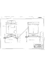 MBT A-2 fourgon der Zwitserse Posterijen - Bouwtekening Schaal 1 : 8 (40.38.039)