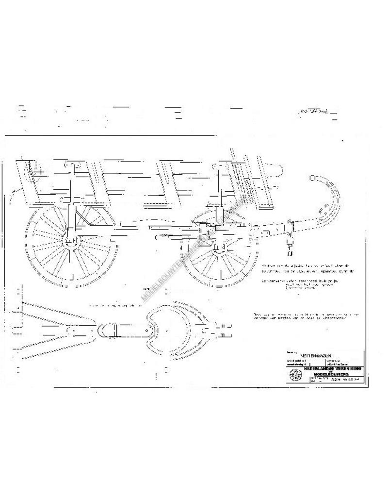 MBT Nettenwagen - Bouwtekening Schaal 1 : 8 (40.38.046)