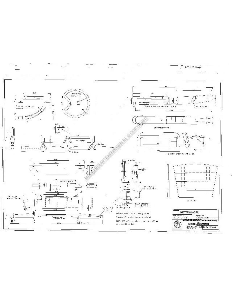 MBT Nettenwagen - Bouwtekening Schaal 1 : 8 (40.38.046)