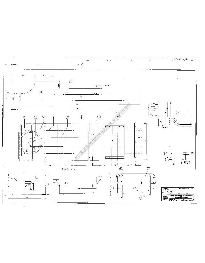 MBT Lichte groentenwagen - Bouwtekening Schaal 1 : 8 (40.38.048)