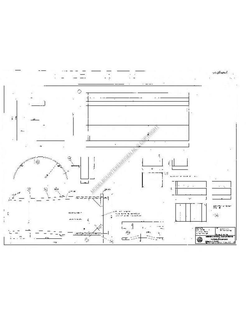 MBT Lichte groentenwagen - Bouwtekening Schaal 1 : 8 (40.38.048)