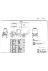 MBT Vrachtauto anno 1930 - Bouwtekening Schaal 1 : N/A (40.38.050)