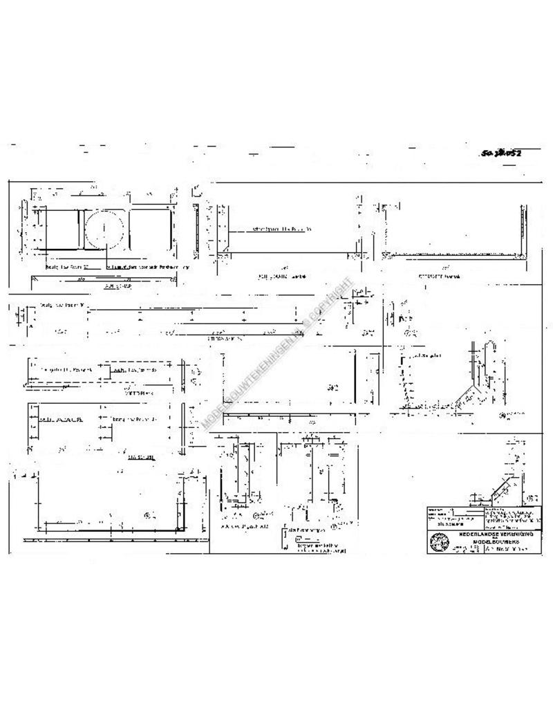 MBT Sleperswagen voor stukgoederen - Bouwtekening Schaal 1 : 8 (40.38.052)