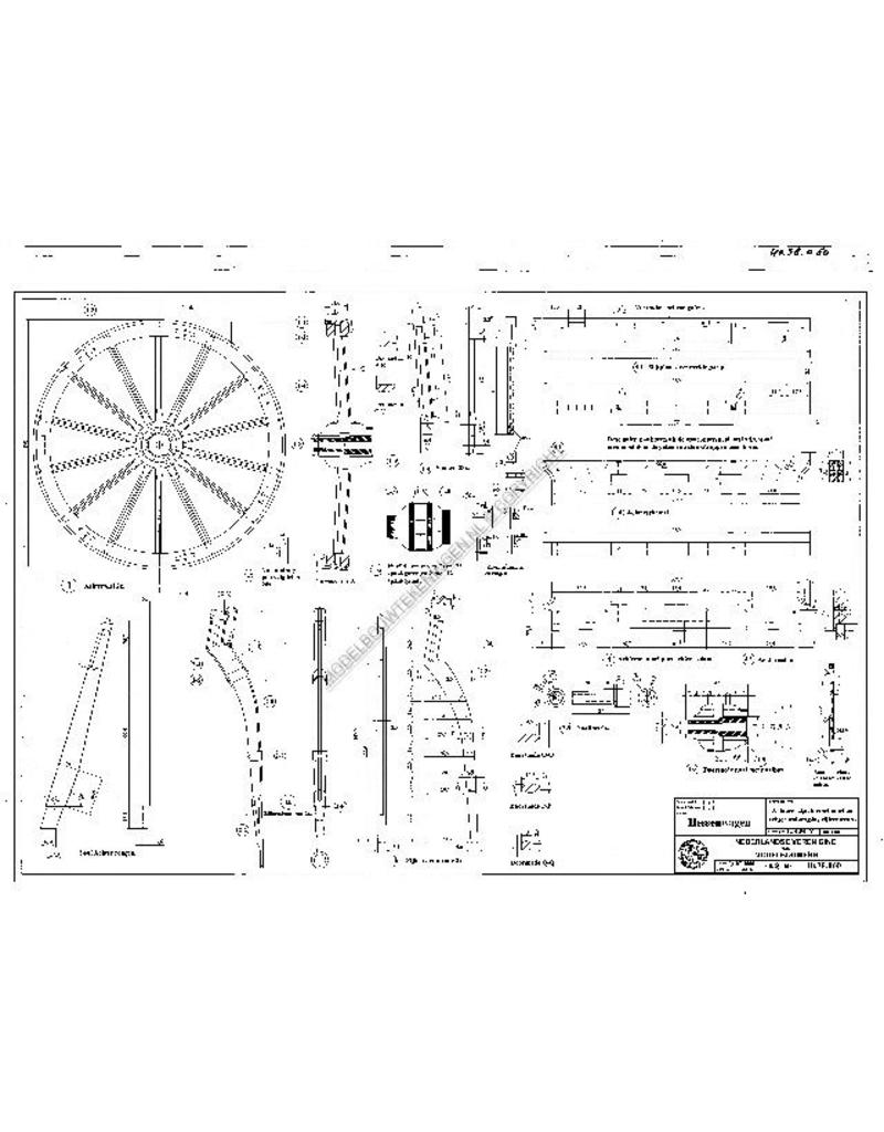 MBT Hessenwagen - Bouwtekening Schaal 1 : 8 (40.38.060)