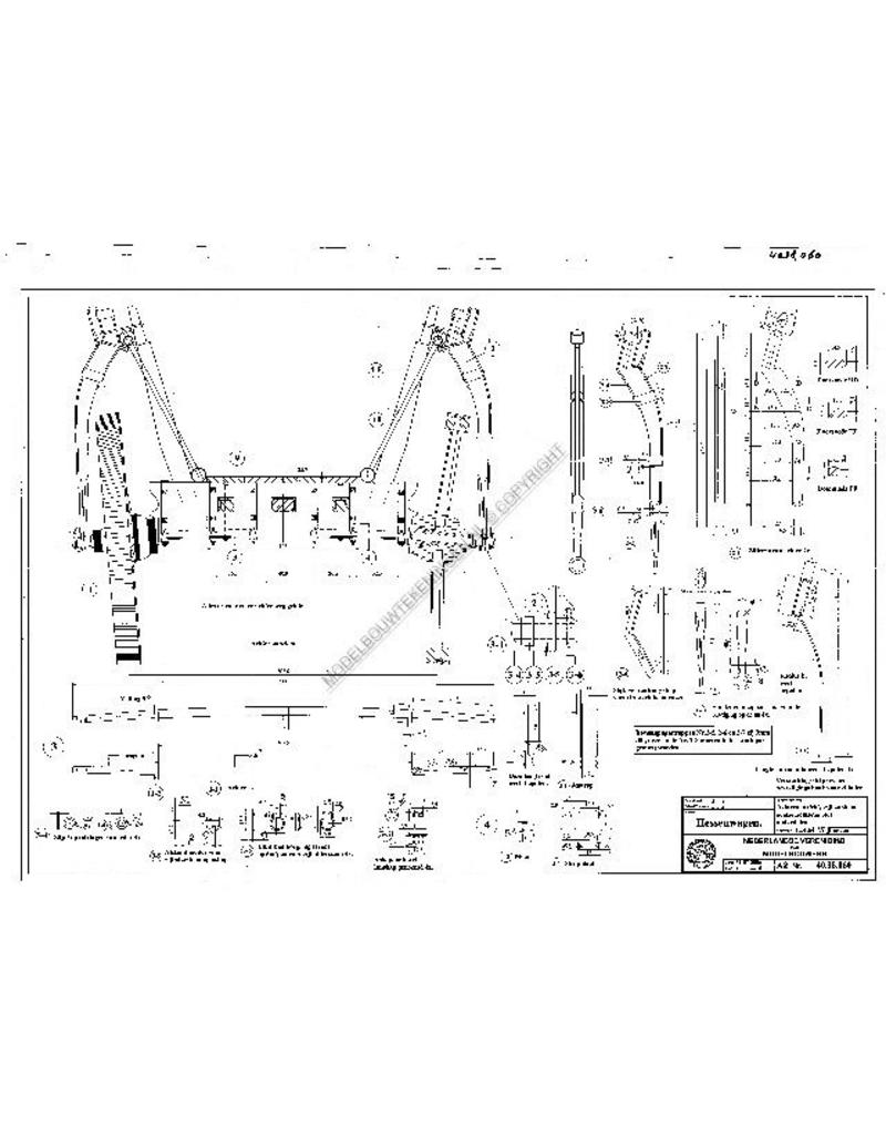 MBT Hessenwagen - Bouwtekening Schaal 1 : 8 (40.38.060)
