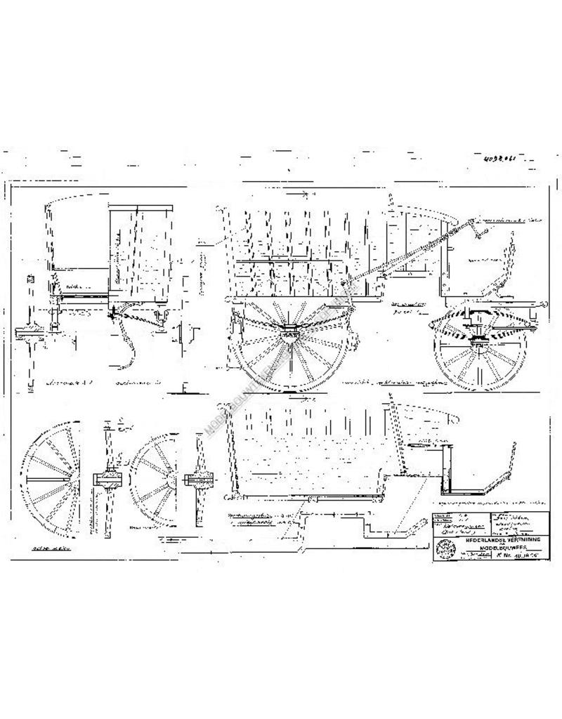 MBT Kleinvee wagen - Bouwtekening Schaal 1 : 8 (40.38.061)