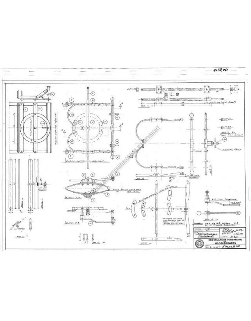MBT Kleinvee wagen - Bouwtekening Schaal 1 : 8 (40.38.061)