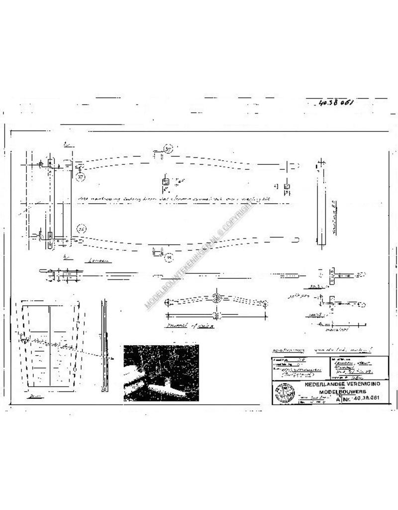 MBT Kleinvee wagen - Bouwtekening Schaal 1 : 8 (40.38.061)