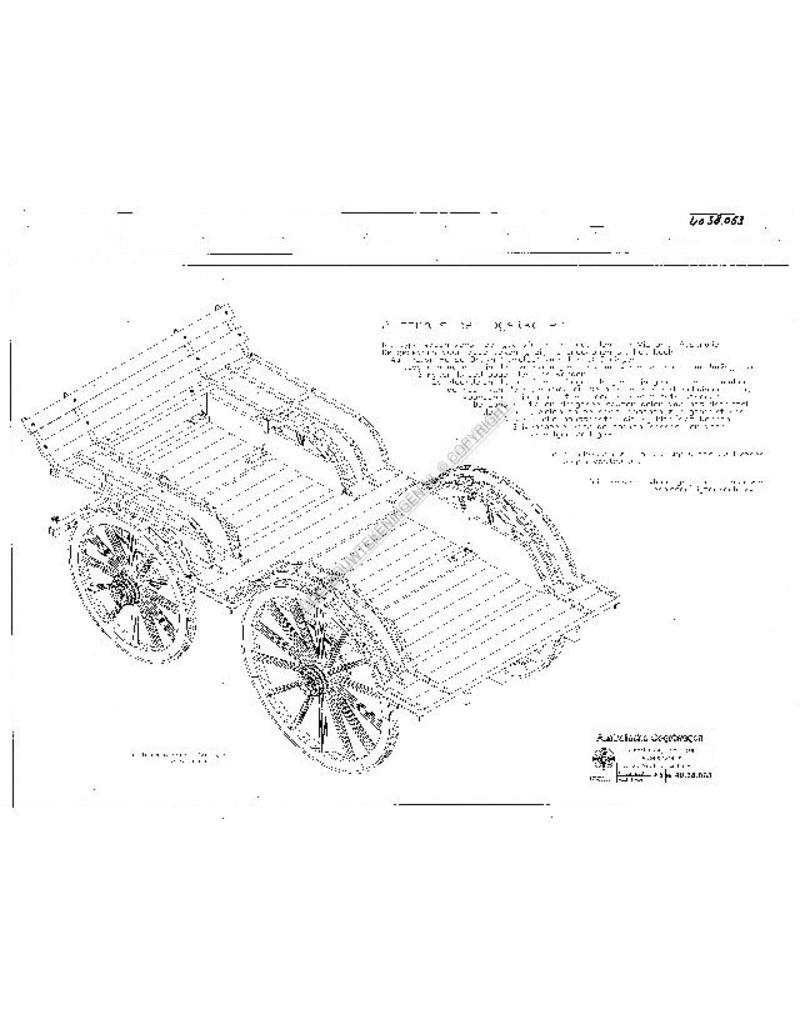 MBT Australischer Erntewagen - Bauzeichnung Maßstab 1 : 8 (40.38.063)