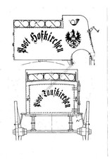 MBT Oostenrijkse postwagen - Bouwtekening Schaal 1 : 8 (40.38.064)
