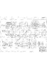 MBT Natiewagen oder Antwerpener Schlepperwagen - Bauzeichnung Maßstab 1 : 8 (40.38.066)