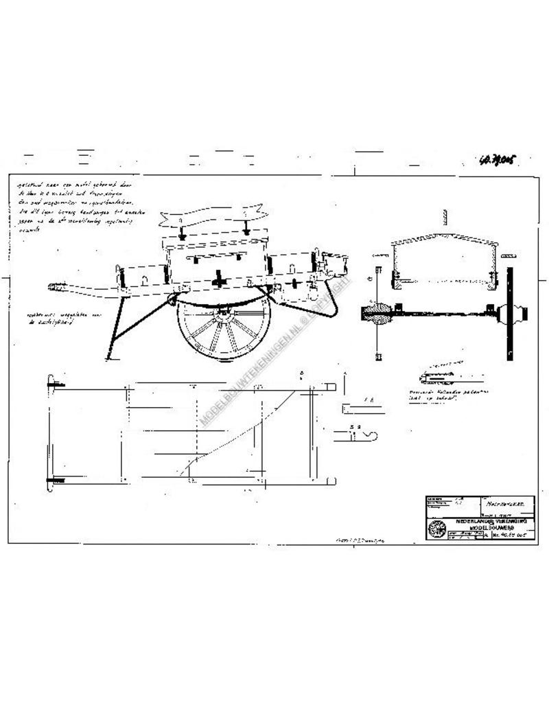 MBT Melkhandkar - Bouwtekening Schaal 1 : 8 (40.39.005)