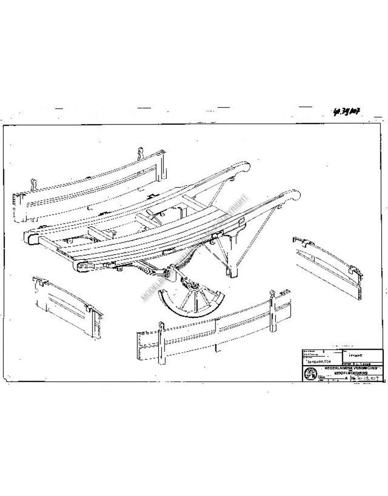 MBT Bierhandkar - Bouwtekening Schaal 1 : 8 (40.39.007)