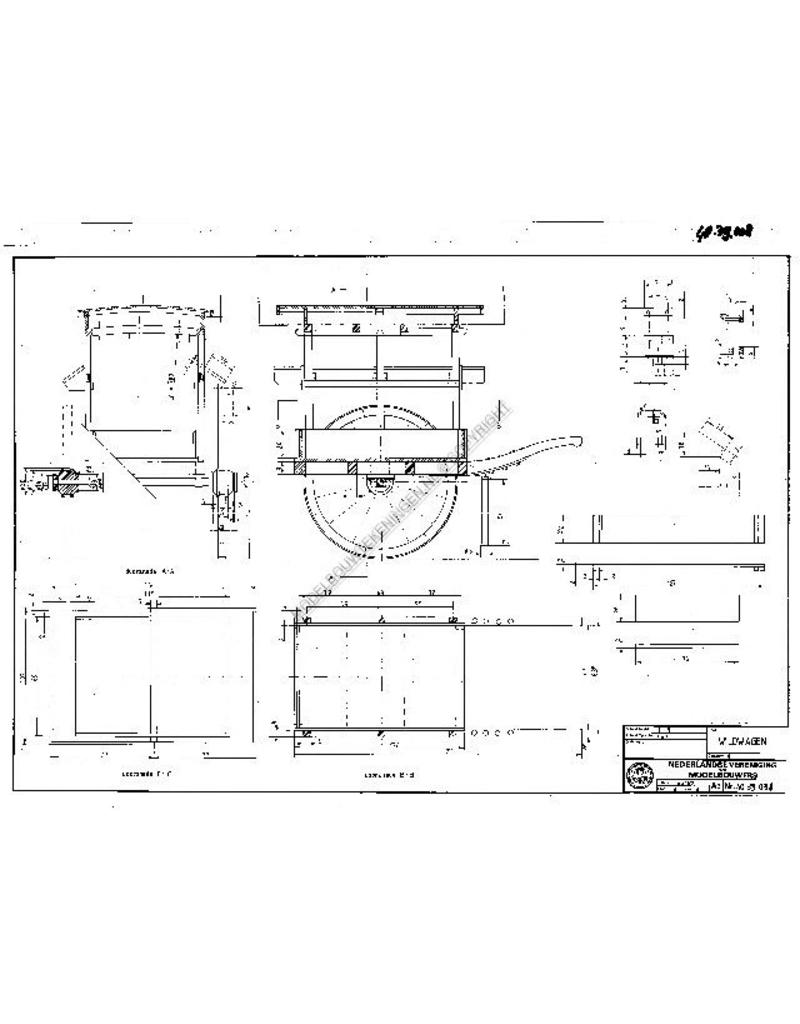 MBT Wildwagen - Bouwtekening Schaal 1 : 8 (40.39.008)