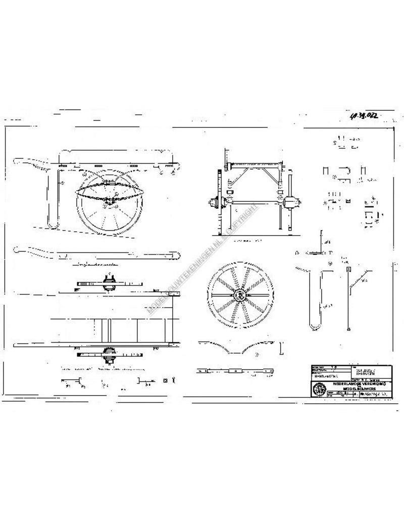 MBT Schilderskar - Bouwtekening Schaal 1 : 8 (40.39.022)
