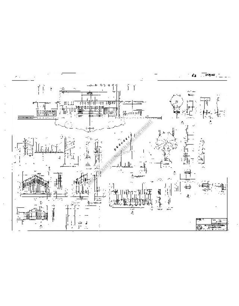 MBT Gavioli draaiorgel Jupiter - Bouwtekening Schaal 1 : 8 (40.39.025)
