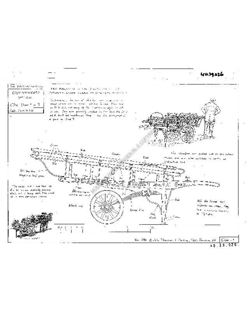 MBT Coster Mongers barrow - Bauzeichnung Maßstab 1 : 8 (40.39.026)